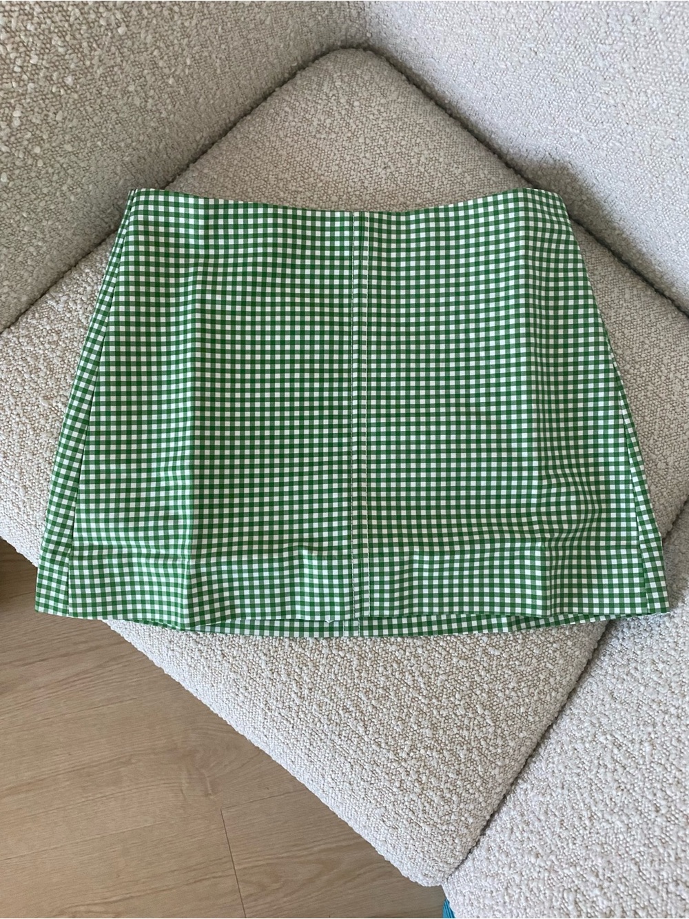 J.Crew Fairfax mini skirt in gingham double cotton poplin size 0